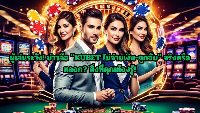 ผู้เล่นระวัง! ข่าวลือ “KUBET ไม่จ่ายเงิน-ถูกจับ” จริงหรือหลอก? สิ่งที่คุณต้องรู้!