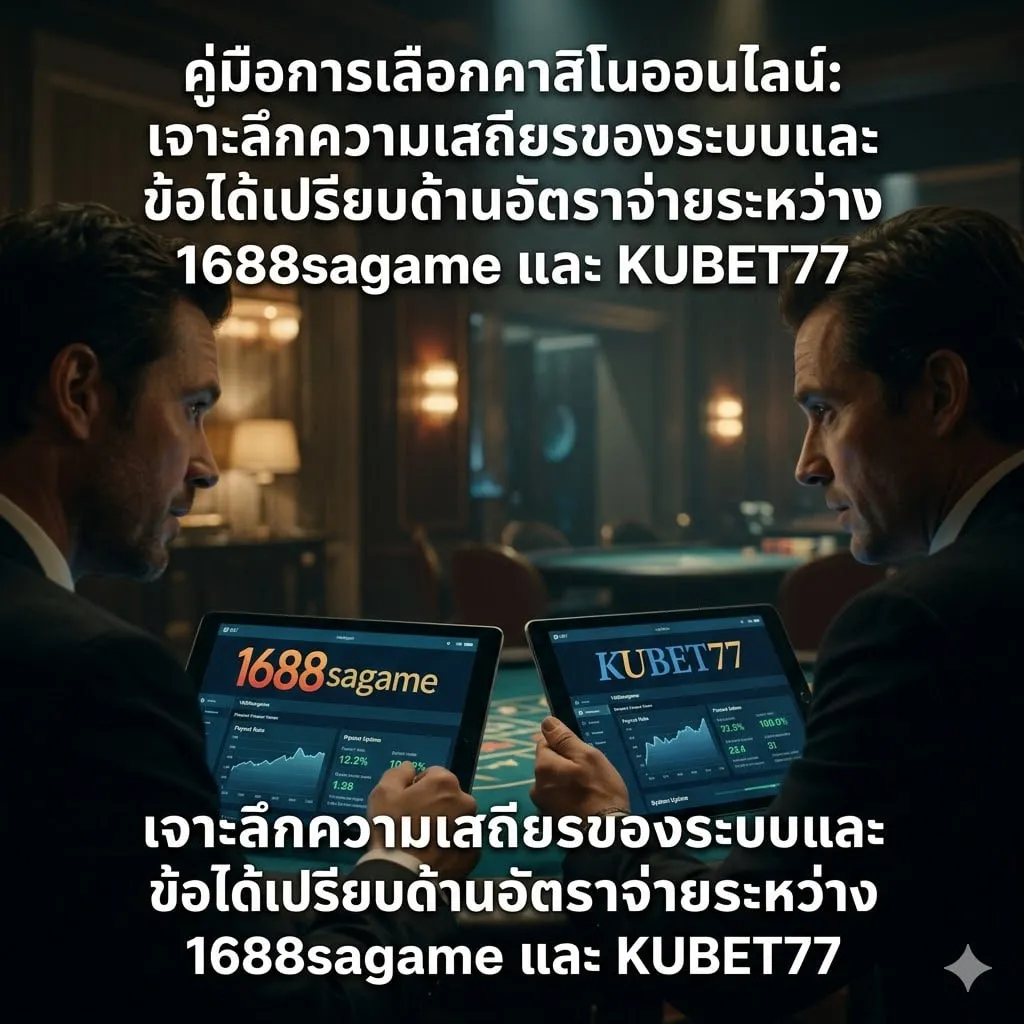 คู่มือการเลือกคาสิโนออนไลน์: เจาะลึกความเสถียรของระบบและข้อได้เปรียบด้านอัตราจ่ายระหว่าง 1688sagame และ KUBET77