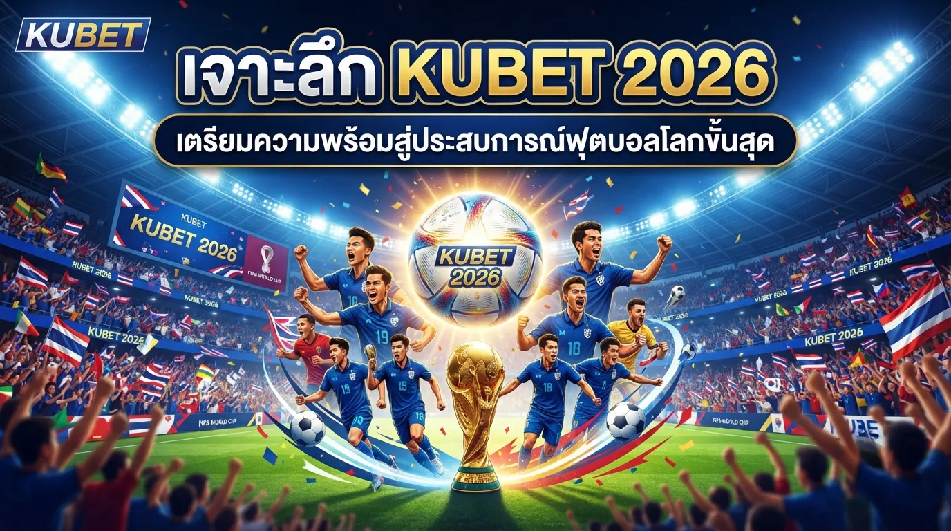 เจาะลึก KUBET 2026: เตรียมความพร้อมสู่ประสบการณ์ฟุตบอลโลกขั้นสุด
